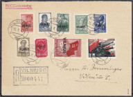 Briefmarken

Deutschland

Deutsche Kolonien

Deutsche Besetzungsausgaben 1939/1945, Litauen

5 K. - 1 R. Ausgabe für das südlitauische Wilna-G...