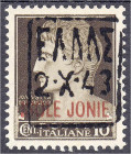 Briefmarken

Deutschland

Deutsche Kolonien

Deutsche Besetzungsausgaben 1939/1945

10 C. Marke der Ionischen Inseln mit Handstempel-Aufdruck ...