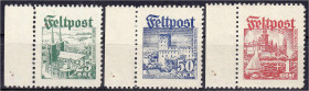 Briefmarken

Deutschland

Deutsche Kolonien

Spenden/Vignetten/Private Ausgaben 1939/1945

25 Ö - 1 K. Ansichten (Dänische Legion) 1944, postf...