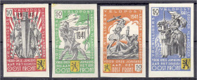 Briefmarken

Deutschland

Deutsche Kolonien

Spenden/Vignetten/Private Ausgaben 1939/1945

Für unsere Soldaten an der Ostfront 1941, ungezähnt...