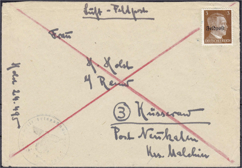 Briefmarken

Deutschland

Feldpostmarken

3 Pf. Ruhrkessel 1945, die nicht...