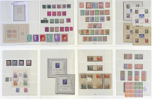 Briefmarken

Lots und Sammlungen

Deutschland (alphabetisch)

Sowjetische Zone 1945-1949 **/gest.: Gepflegte Sammlung im Lindner-Vordruckalbum m...