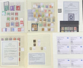Briefmarken

Lots und Sammlungen

Deutschland (alphabetisch)

Sowjetische Zone 1945-1949 **: Postfrische Sammlung in 2 Vordruckalben mit sehr vi...