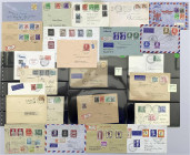 Briefmarken

Briefe

Lots und Sammlungen Deutschland (alphabetisch)

Berlin: Posten von ca. 50 Belegen, meist bessere, dabei 25 Pf. Schwarzaufdr...