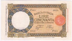Banknoten Ausland Italien
50 Lire 29.4.1940. I-II
