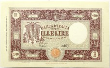 Banknoten Ausland Italien
1000 Lire 6.2.1943. II-III