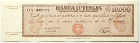 Banknoten Ausland Italien
10000 Lire 12.6.1950. II, am linken Rand Nadelstiche