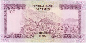 Banknoten Ausland Jemen-Arabische Republik
100 Rials o.J. (1976). I-