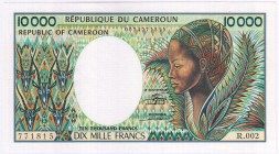Banknoten Ausland Kamerun
10000 Francs o.J.(1984/1990). I-