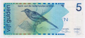 Banknoten Ausland Niederländische Antillen
5 Gulden 31.3.1986. I