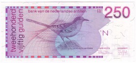 Banknoten Ausland Niederländische Antillen
250 Gulden 31.3.1986. I