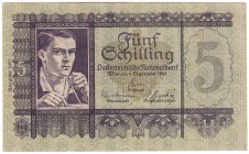 Banknoten Ausland Österreich
5 Schilling Ausgabe 1951. I-