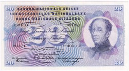 Banknoten Ausland Schweiz
20 Franken 1.7.1954. I-