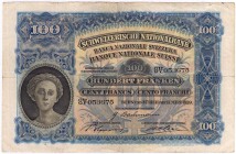 Banknoten Ausland Schweiz
100 Franken 17.3.1939. III