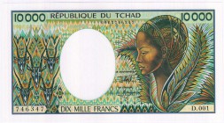 Banknoten Ausland Tschad
10000 Francs o.J. I
