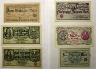Banknoten Die deutschen Banknoten ab 1871 nach Rosenberg Deutsches Reich, 1871-1945 Deutsche Kolonien und Nebengebiete
Sammlung von 28 verschiedenen ...