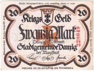 Banknoten Die deutschen Banknoten ab 1871 nach Rosenberg Deutsches Reich, 1871-1945 Deutsche Kolonien und Nebengebiete
20 Mark Kriegsgeld 12.10.1918 ...