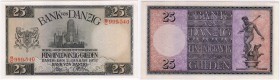 Banknoten Die deutschen Banknoten ab 1871 nach Rosenberg Deutsches Reich, 1871-1945 Deutsche Kolonien und Nebengebiete
25 Gulden Danziger Banknote 2....