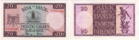 Banknoten Die deutschen Banknoten ab 1871 nach Rosenberg Deutsches Reich, 1871-1945 Deutsche Kolonien und Nebengebiete
20 Gulden 2.1.1932. Serie C.
...
