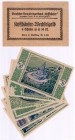 Banknoten Deutsches Notgeld und KGL Berlin
6 X 50 Pf. Scheine, Reichskriegerbund "Kyffhäuser", 29.11. 1921. Kompl. Serie A-F. Dazu eine Papiertüte.
...