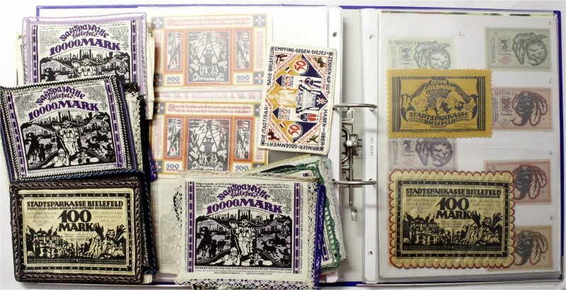 Banknoten Deutsches Notgeld und KGL Bielefeld Notgeld besonderer Art
137 Notgel...