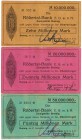 Banknoten Deutsches Notgeld und KGL Bretnig (Sachsen)
Rödertal-Bank e.G.m.b.H., 3 Scheine: 10, 20, 50 Mio. Mark 27.9.1923.
III