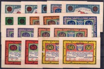 Banknoten Deutsches Notgeld und KGL Hamm
Stadt: 18 Scheine, 1920. Weißes Papier mit unterschiedlichen Rahmen. Bilder Altes und Neues Oberlandesgerich...