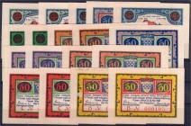 Banknoten Deutsches Notgeld und KGL Hamm
Stadt: 18 Scheine, 1920. Weißes Papier mit unterschiedlichen Rahmen. Bilder Altes und Neues Oberlandesgerich...