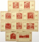 Banknoten Deutsches Notgeld und KGL Kraiburg am Inn
10 X 25 Pf. ohne Kn. Ohne Datum und gültig bis 1.5.1922
I-