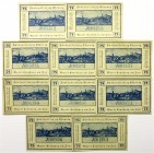 Banknoten Deutsches Notgeld und KGL Kraiburg am Inn
10 X 75 Pf. mit Kn. Ohne Ausgabedatum, gültig bis 1.5.1922.
II - III