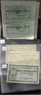 Banknoten Lots Deutschland
Ca. 1470 Not- und Inflationsscheine aus Westfalen. Darunter viele seltene Ausgaben z.B. aus Bochum, Brilon, Harpen, Herne,...