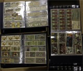Banknoten Lots Deutschland
Über 13.000 Serienscheine, nur wenige Verkehrsausgaben. Sehr schöne Sammlung in 18 hochwertigen großen Leuchtturm-Alben mi...