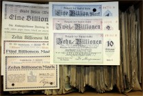 Banknoten Lots Deutschland
Ca. 2080 Inflationsscheine Westfalen. 66X Billionenscheine und viele Firmenscheine enthalten. Einige davon stark gebraucht...