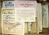 Banknoten Lots Deutschland
Ca. 870 Inflationsscheine Württemberg. 58X Billionenscheine und viele Firmenscheine. Bitte besichtigen.
unterschiedlich e...