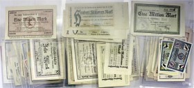 Banknoten Lots Deutschland
Ca. 98 Not- und Inflationsscheine aus Ostpreußen. Dabei bessere Scheine z.B. aus Angerburg, Königsberg, Rastenburg, etc. B...