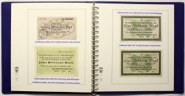 Banknoten Lots Deutschland
Sammlung Waldeck-Pyrmont im Album. 115 Notgeldscheine mit einigen Seltenheiten, u.a. 2X Alleringhausen.
I-III