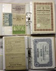 Banknoten Lots Deutschland
2 Ordner mit über 370 Notgeldscheinen aus Westf., dazu 41 alte Rechnungen, 16 historische Wertpapiere, 65 Lebensmittelkart...
