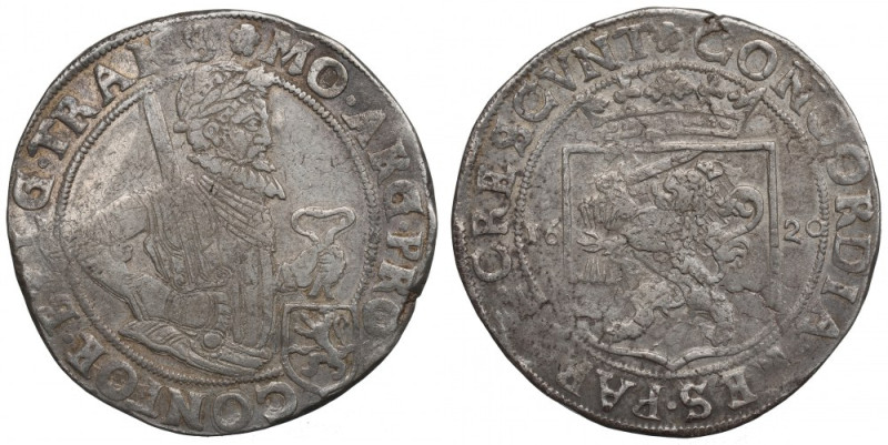 Netherlands, Overjissel, Rijksdaalder 1620 Ładny egzemplarz. Awers: w otoku pere...