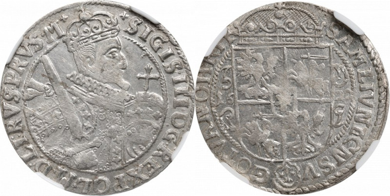 Sigismund III Vasa, Ort 1622, Bromberg - NGC MS63 Piękny, menniczy egzemplarz. O...