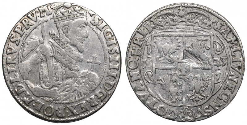 Sigismund III, 18 groschen 1623, Bromberg - PRV M Ładny egzemplarz.&nbsp; Odmian...