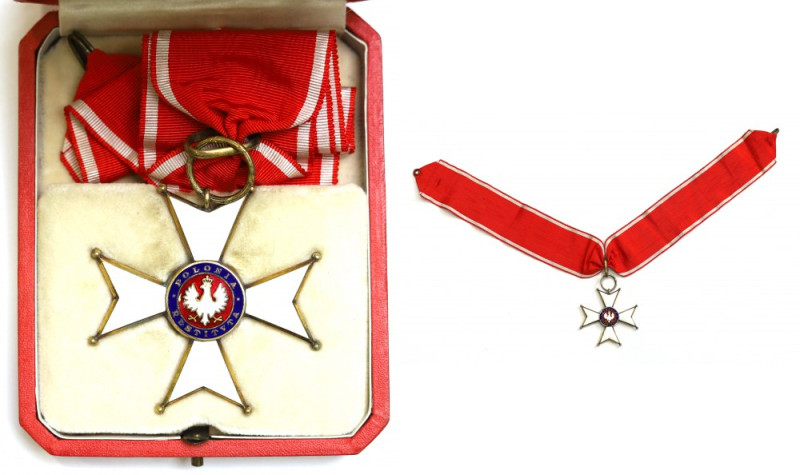 II Republic of Poland, Comandor cross of the Polonia Restituta order Piękny egze...