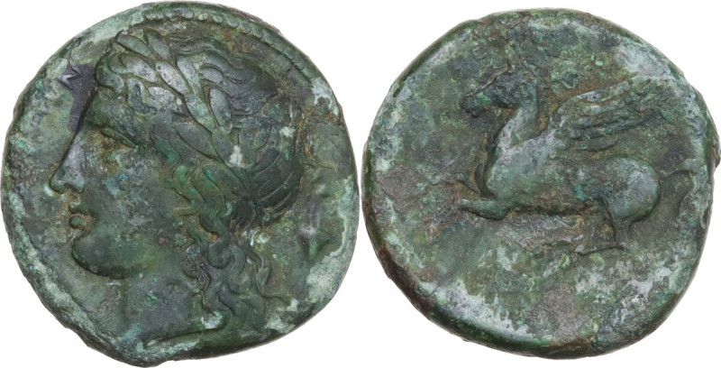 Sicily. Syracuse. Timoleon and the Third Democracy (344-317 BC). AE 18 mm, 336-3...