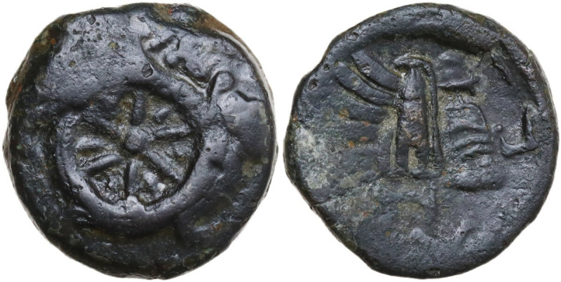Continental Greece. Cimmerian Bosporos, Pantikapaion. AE 20 mm, 304-250 BC. Obv....