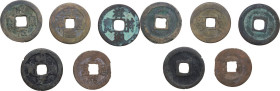 China. Northern Song Dynasty, 960-1127 AD. Lot of 5 (five) AE Cash coins. AE.