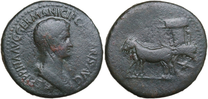 Agrippina II, mother of Nero (died 59 AD). AE Sestertius, Rome mint, 50-54. Obv....