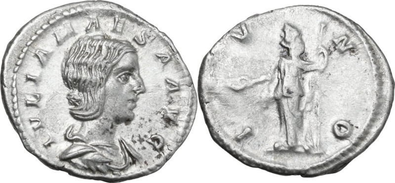 Julia Maesa (died 225 AD). AR Denarius, struck under Elagabalus, 218-220. Obv. I...