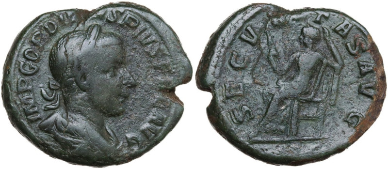 Gordian III (238-244). AE As, Rome mint, 241-244. Obv. IMP GORDIANVS PIVS FEL AV...