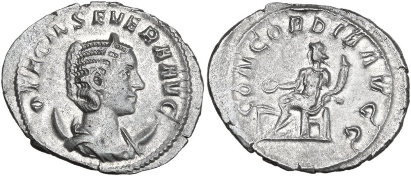 Otacilia Severa, wife of Philip I (244-249). AR Antoninianus, 248-249 AD. Obv. O...