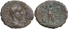 Trajan Decius (249-251). AE Tetradrachm, Alexandria mint (Egypt), dated RY 1 (249-250). Obv. Laureate, draped and cuirassed bust right. Rev. Asklepios...