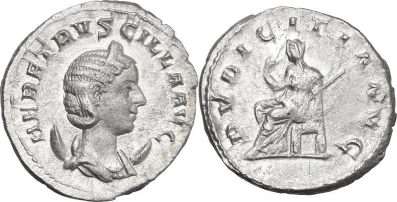 Herennia Etruscilla, wife of Trajan Decius (249-251). AR Antoninianus. Obv. HER ...